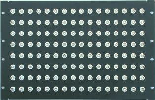 7RU 128 Port BNC Patch Panel